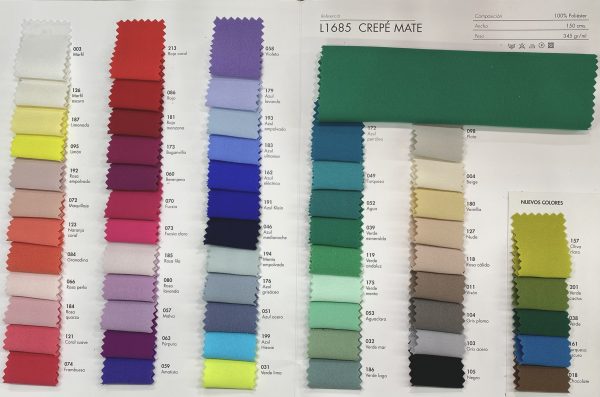 Colección Crepe Mate