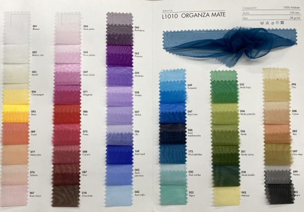 Colección Organza Mate.