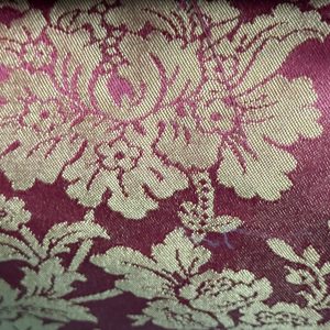 Damasco Burdeos Dorado Imperial