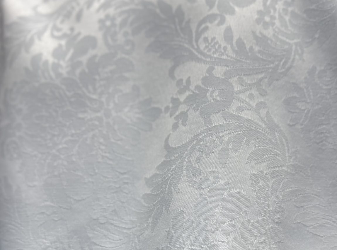 Damasco Clásico Blanco Liso