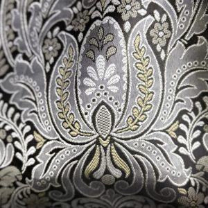 Damasco Soberano Antracita y Plata