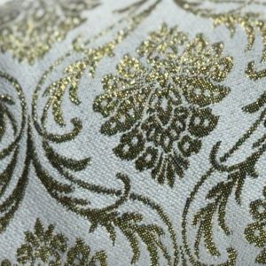 Damasco marfil con oro antiguo