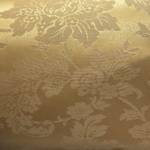 Damasco oro suave floral tono sobre tono