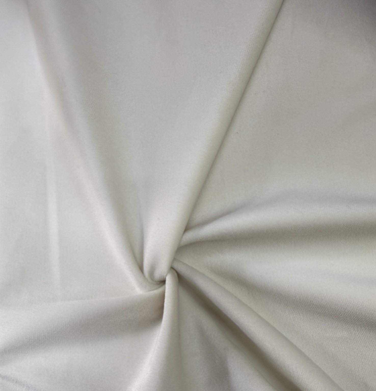 Terciopelo Marfil Seda Natural