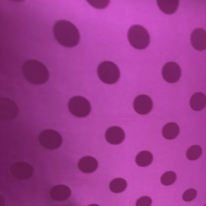 Tela de Flamenca Fucsia con Lunares Morados