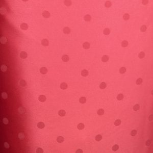 Tela de Flamenca Coral con Lunar Coral Oscuro