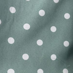 Tela de Flamenca Lunar Clásico Verde Empolvado