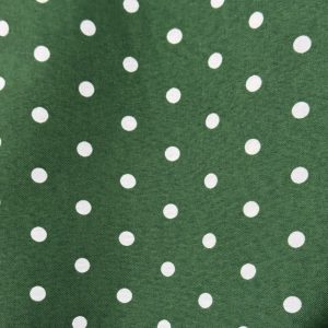 Tela de Flamenca Lunar Clásico Verde Botella