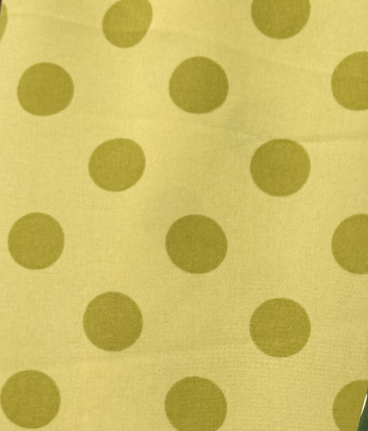 Tela de Flamenca Lunar Mostaza Suave