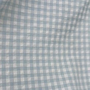 Tela de Flamenca Vichy Celeste y Blanco