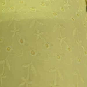 Batista Bordada Flamenca Amarillo Vainilla
