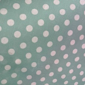 Lunar Flamenco Verde Agua con Blanco