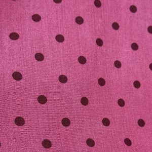 Semilino Flamenca Malva con Lunar Granate