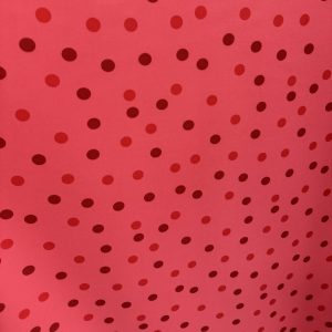 Tela de Flamenca Roja con Lunar Rojo – Tejido Plana